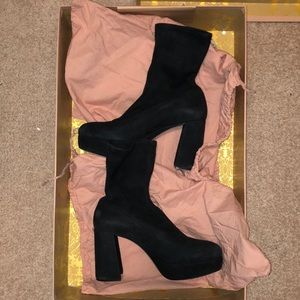 Miu miu black boots